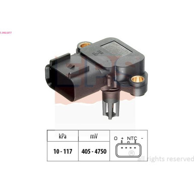 Sensor, Saugrohrdruck 1.993.077 Sensor, Saugrohrdruck 1.993.077