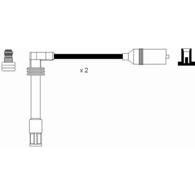 RC-AD1102 NGK - Zündkabelsatz VW Passat 97-00 2348