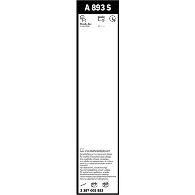 Bosch Scheibenwischer Aerotwin A893S 3397009893 Bosch Scheibenwischer Aerotwin A893S 3397009893