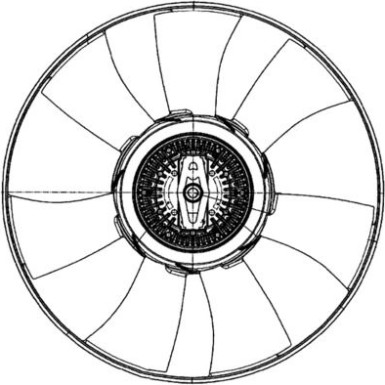 Lüfter Motorkühlung CFF 500 000P