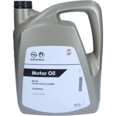 Original GM Genuine Opel 0W-20 FS LL Dexos D Longlife Motoröl 5 Liter 95528694