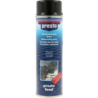 Presto Unterbodenschutz Bitumen schwarz Spray 500ml Unterbodenschutz Bitumen schwarz 500 ml 306017 Presto Unterbodenschutz Bitumen schwarz Spray 500ml Unterbodenschutz Bitumen schwarz 500 ml 306017