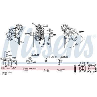 Nissens Turbo FORD B-Max,Fiesta 08 FACTORY NEW 93278