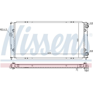 Wasserkühler PKW 652681 Wasserkühler PKW 652681