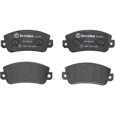 BREMBO Bremsklötze VA P 23 013 BREMBO Bremsklötze VA P 23 013