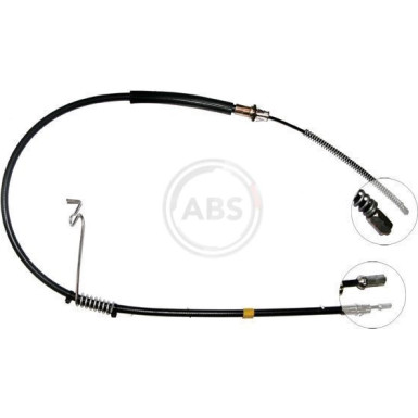 A.B.S. Handbremsseil Seilzug Festellbremse K17887 A.B.S. Handbremsseil Seilzug Festellbremse K17887