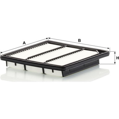 Mann & Hummel Luftfilter PKW FIAT FREEMONT 11 C 23 094