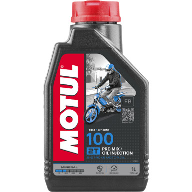Motul 100 2T FB Road / Off Road 1 Liter 104024