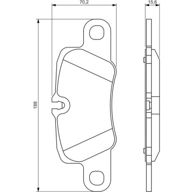 Bremsklötze PORSCHE Panamera,911 0 986 494 431