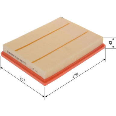 Luftfiltereinsatz F 026 400 672