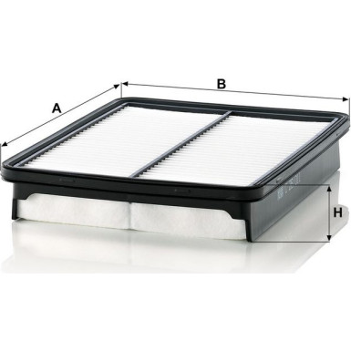 Mann & Hummel Luftfilter PKW Hyundai ix35, Santa Fe II 2,0CRDi C 28 011