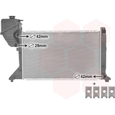 VAN WEZEL Kühler, Motorkühlung 30002300 IR PLUS