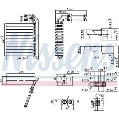 Verdampfer PKW Ford Galaxy III 1.6 Ecoboost 06 92332