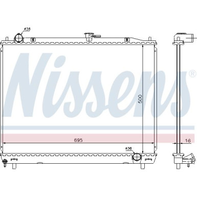 Wasserkühler PKW 628962 Wasserkühler PKW 628962