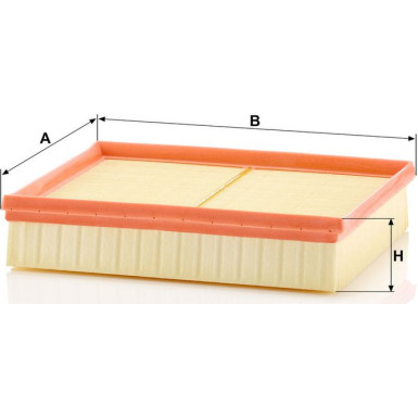 Mann & Hummel Luftfilter PKW NISSAN Navara 15 C 21 001