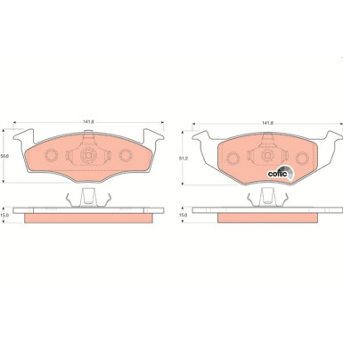 Bremsklötze VA GDB1306 Bremsklötze VA GDB1306