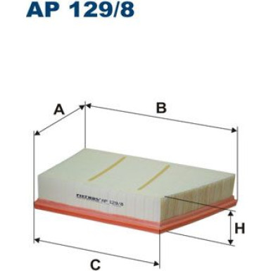 FILTRON Luftfilter AP 129/8