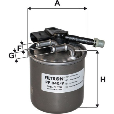FILTRON Kraftstofffilter PP 840/9 FILTRON Kraftstofffilter PP 840/9