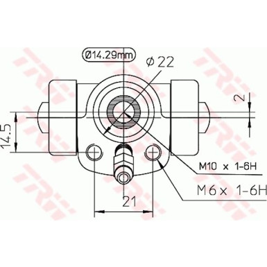 TRW Bremsrolle BWA108