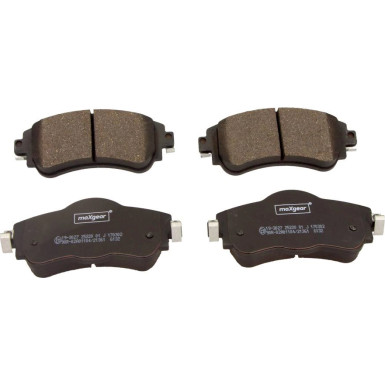 Bremsbelagsatz Citroen P. C4 1.2-1.6 09 19-3027 Bremsbelagsatz Citroen P. C4 1.2-1.6 09 19-3027