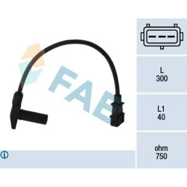 FAE Impulsgeber, Kurbelwelle 79096 FAE Impulsgeber, Kurbelwelle 79096