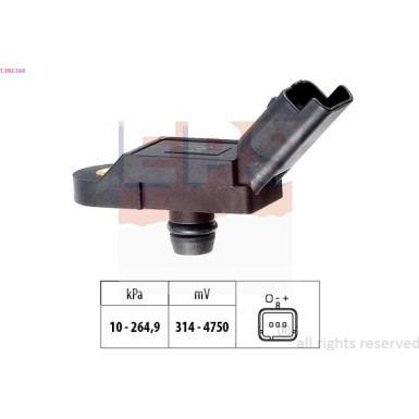 Sensor, Saugrohrdruck 1.993.164 Sensor, Saugrohrdruck 1.993.164