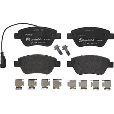 BREMBO Bremsklötze VA P 23 140 BREMBO Bremsklötze VA P 23 140