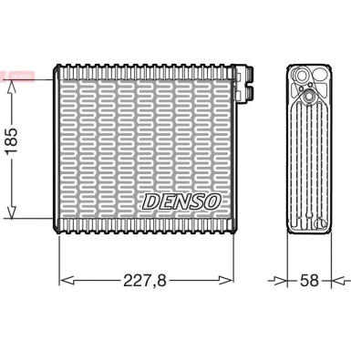 DENSO Verdampfer DEV09011