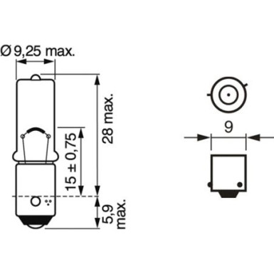H6W 12V 6W PURE LIGHT 1987302232 H6W 12V 6W PURE LIGHT 1987302232