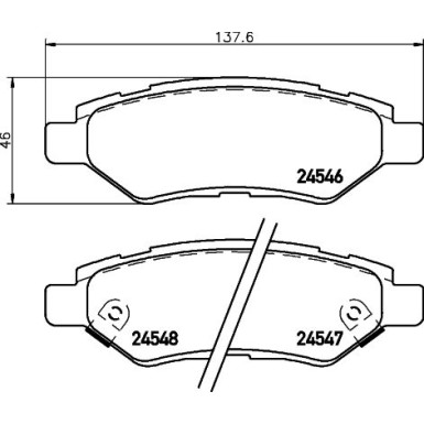 BREMBO Bremsklötze HA CHEVROLET Camaro 09-15 PRIME LINE P 09 014