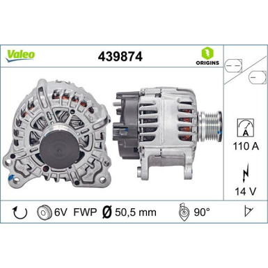 VALEO Generator 439874 VALEO Generator 439874