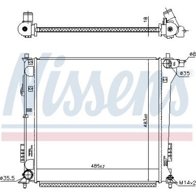 Wasserkühler PKW Hyundai Tucson 15 606098