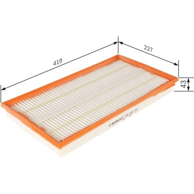 Luftfilter MERCEDES F 026 400 312