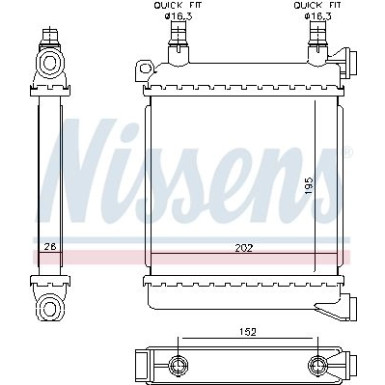 Wasserkühler PKW 60862