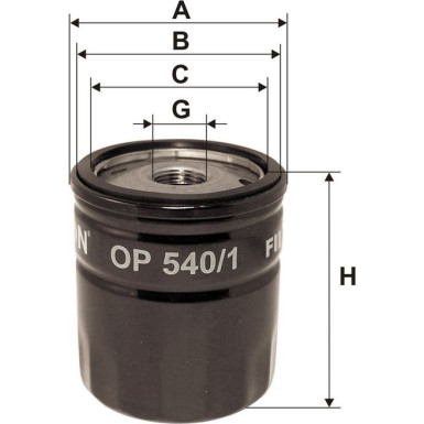 FILTRON Ölfilter OP 540/1 FILTRON Ölfilter OP 540/1