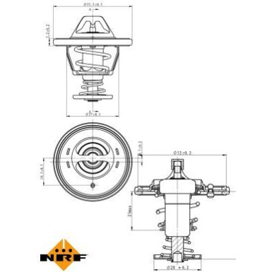 Thermostat, Kühlmittel 725118