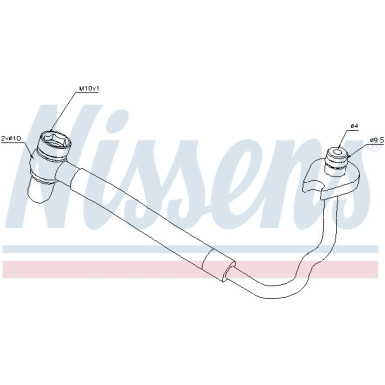 NISSENS Ölleitung, Lader 935231 NISSENS Ölleitung, Lader 935231