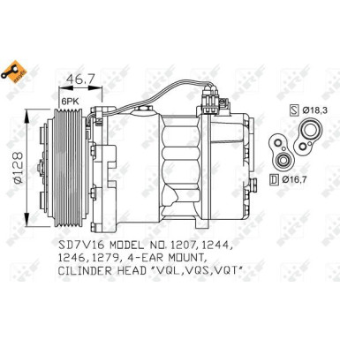 Kompressor, Klimaanlage EASY FIT 32168