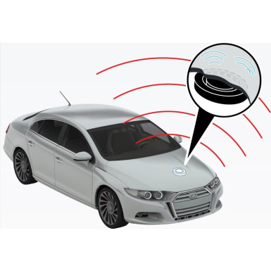 Marderabwehr Ultraschallgerät für Motorhaube,Autodach oder Kofferr M7500