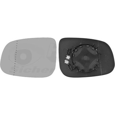 Aussenspiegelglas li. bhz Volvo S60 II asph. OE 30716479 HAGUS Aussenspiegelglas li. bhz Volvo S60 II asph. OE 30716479 HAGUS
