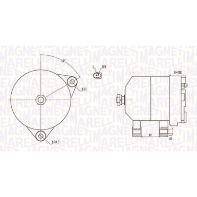 MAGNETI MARELLI Generator 063731913010 MAGNETI MARELLI Generator 063731913010