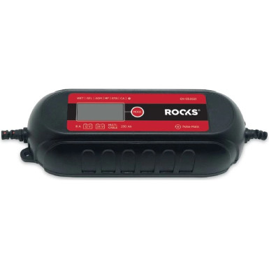 elektr.s, Intelligentes Ladegerät Smart 12 / 24V - 8 A - 230 Ah, Lcd, Multikabel OK-03.0021