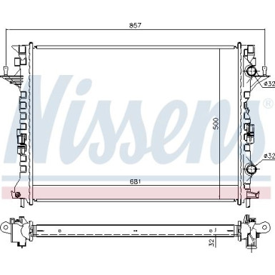 Wasserkühler PKW 637638 Wasserkühler PKW 637638