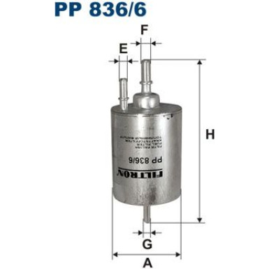 FILTRON Kraftstofffilter PP 836/6