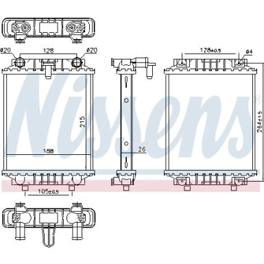 Wasserkühler PKW 60372 Wasserkühler PKW 60372