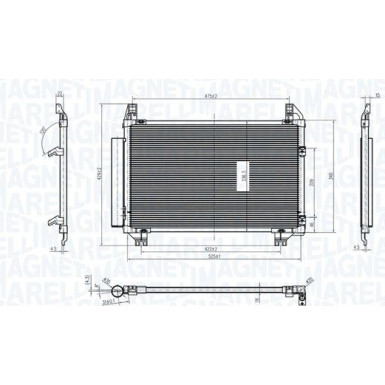 KONDENSATOR, KLIMAANLAGE BC837