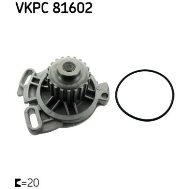 SKF Wasserpumpe VKPC 81602 SKF Wasserpumpe VKPC 81602
