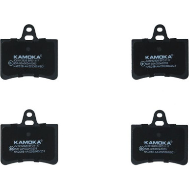 KAMOKA Bremsbelagsatz, Scheibenbremse JQ1012826 KAMOKA Bremsbelagsatz, Scheibenbremse JQ1012826
