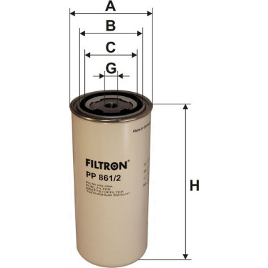 FILTRON Kraftstofffilter PP 861/2