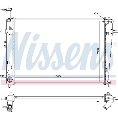 Wasserkühler PKW Hyundai Tucson 2.0i 04 675003